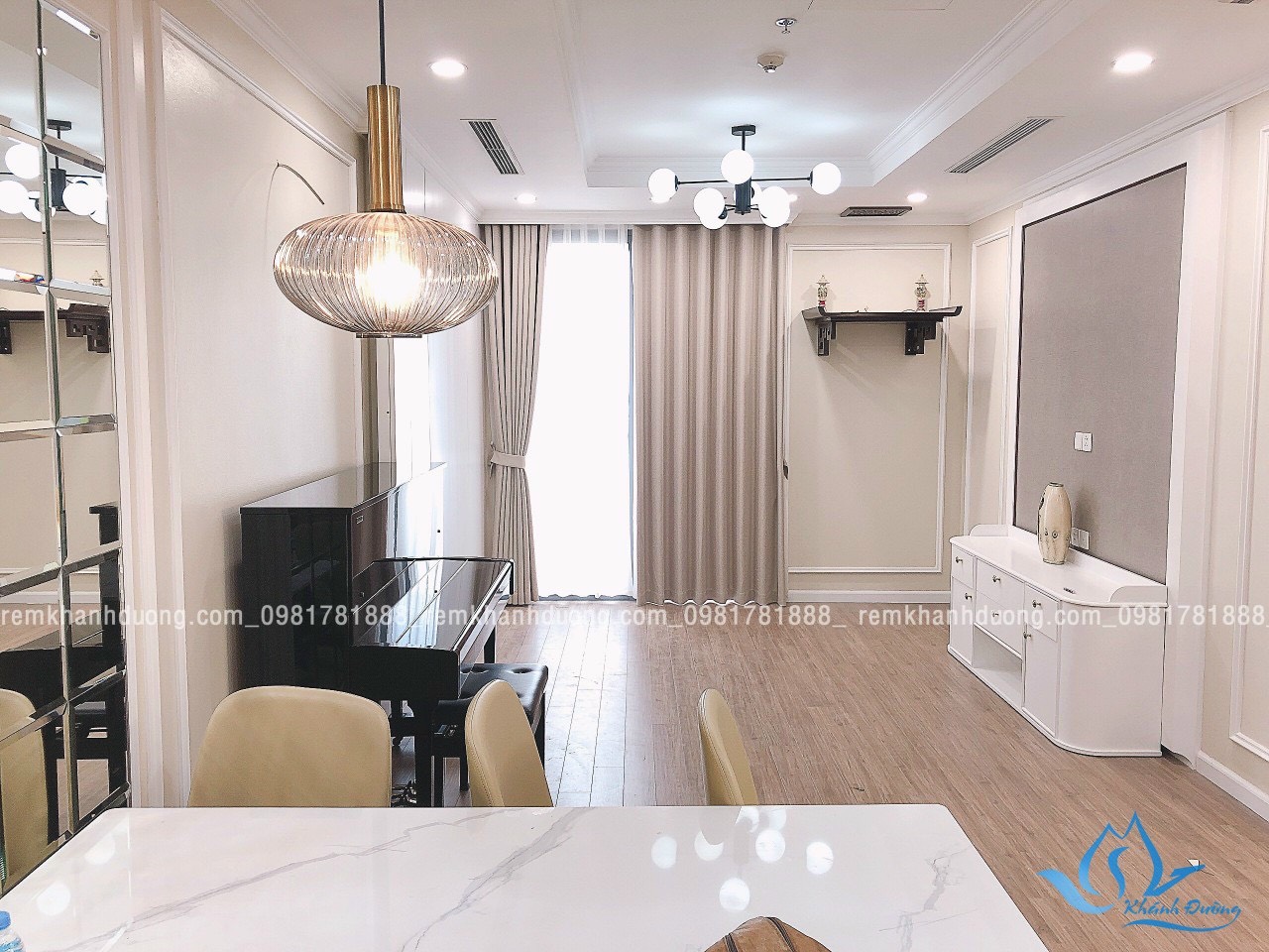 Rèm Vải Nhật Bản - Sự Sang Trọng Từ Xứ Sở Hoa Anh Đào Tại KĐT Dương Nội, Hà Đông
