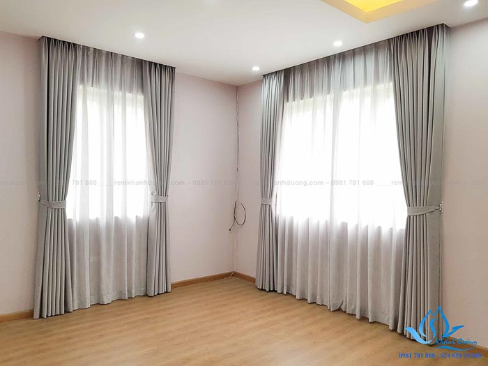 Mẫu rèm vải cho phòng ngủ đẹp chống nắng tốt 1