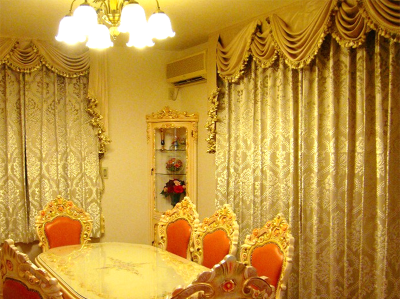 Rèm vải Bỉ sang trọng cho không gian ăn kín đáo