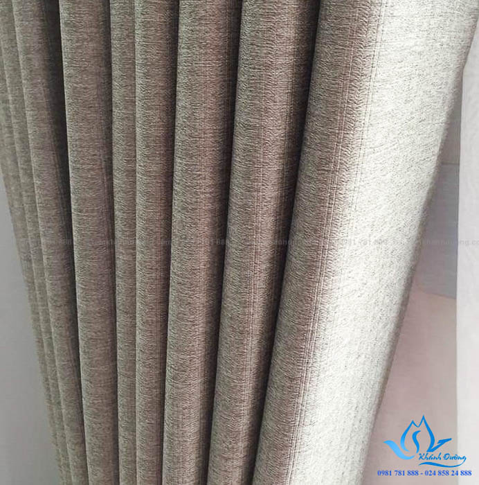Màn cửa hai lớp tại phòng ngủ biệt thự cao cấp Linh Đàm, Hà Nội GP 568