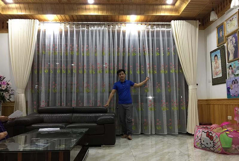Rèm phòng khách tại Hà Nội