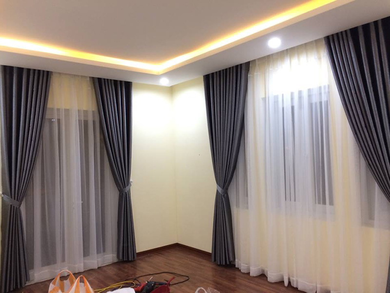 Rèm vải hai lớp HL-17