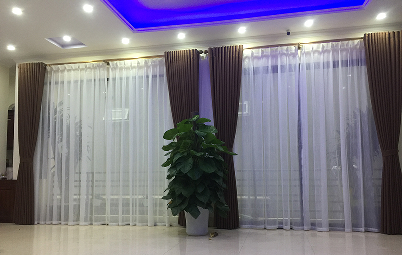 Rèm phòng khách biệt thự sang trọng