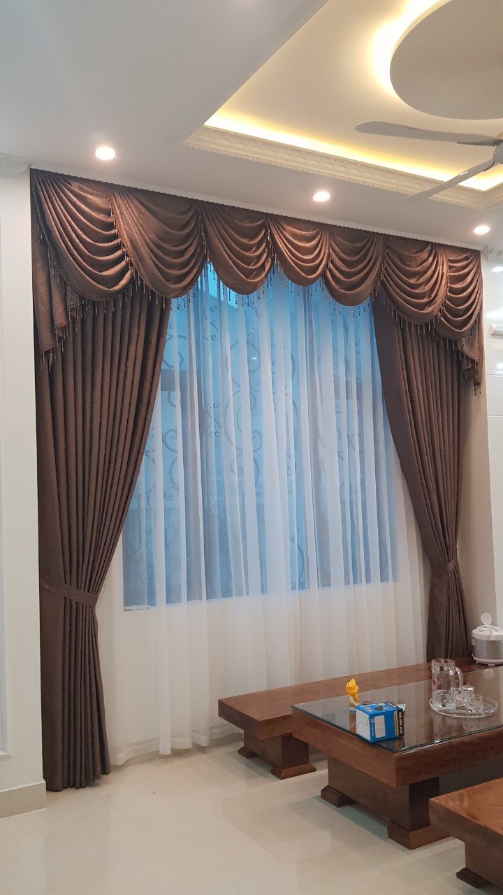 Rèm vải hai lớp sang trọng tại Hà Nội