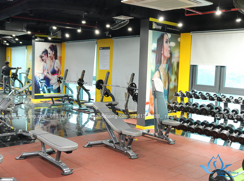 Màu sắc của rèm cuốn dành cho phòng gym MA1895