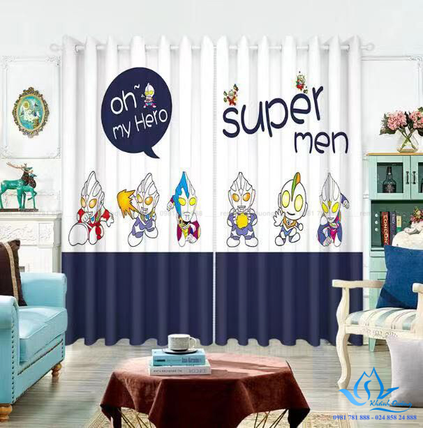 Tư vấn kết hợp nội thất với rèm in tranh RT29