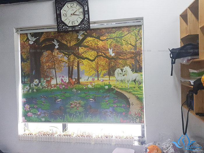 Bật mí nét đẹp của rèm tranh RT31