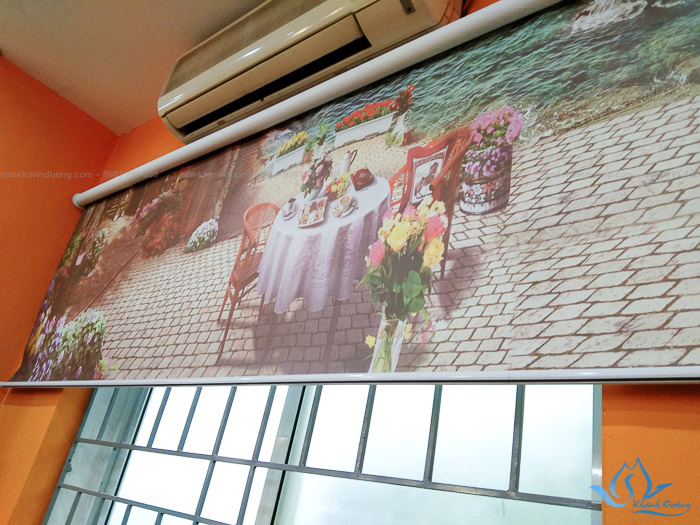 Hình ảnh tinh tế của rèm tranh in thường RT35