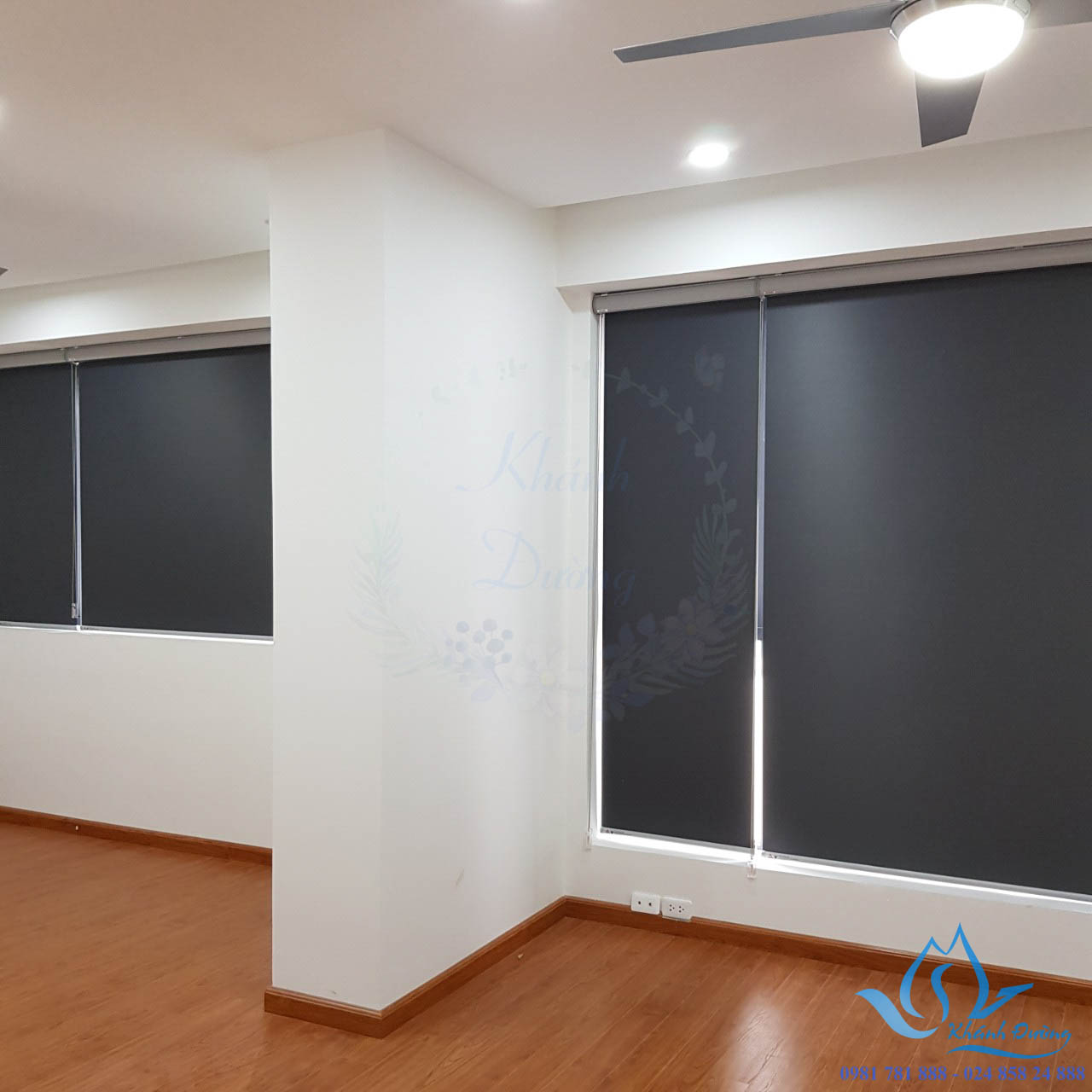 Rèm cuốn một màu sang trọng tại Hà Nội