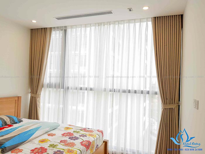 Rèm vải Trung Quốc cho phòng ngủ giá rẻ đẹp