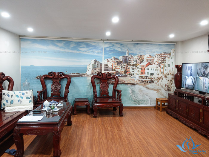 Hé lộ hình ảnh của mẫu rèm tranh in thường RT37