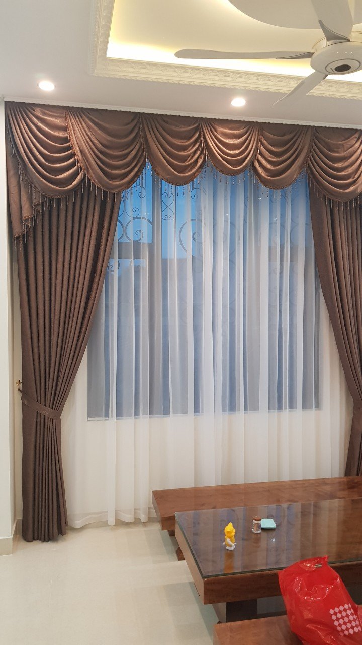 Rèm vải hai lớp sang trọng tại Hà Nội