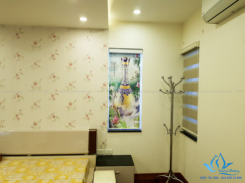 Rèm cuốn in tranh RT39 có công dụng thẩm mỹ cao