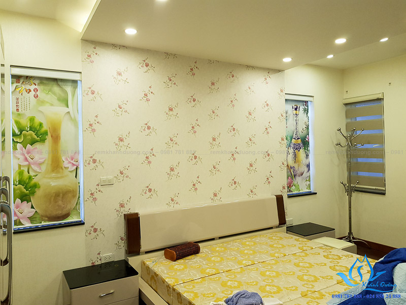 Rèm cuốn in tranh RT39 có đầy đủ công dụng của rèm cuốn