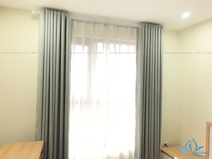 Rèm vải phòng ngủ thanh lịch cho chung cư cao cấp
