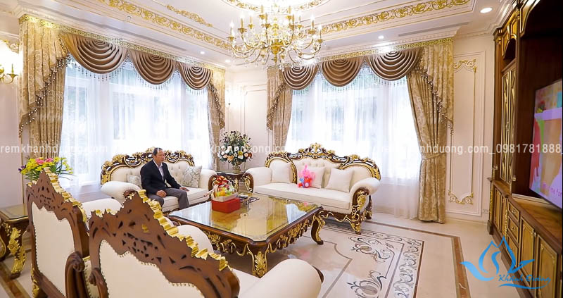 Giới thiệu mẫu rèm Tân cổ điển hai lớp CĐ-09