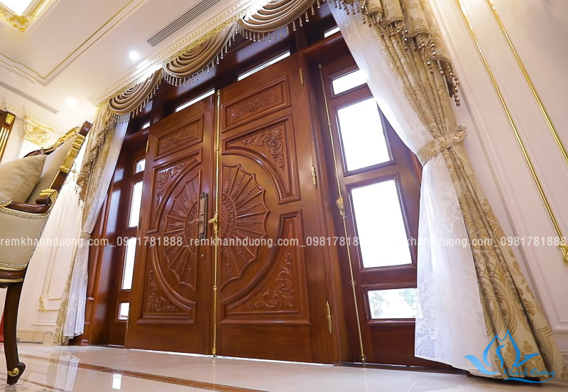 Thiết kế thanh lịch của mẫu rèm Tân cổ điển CĐ-09