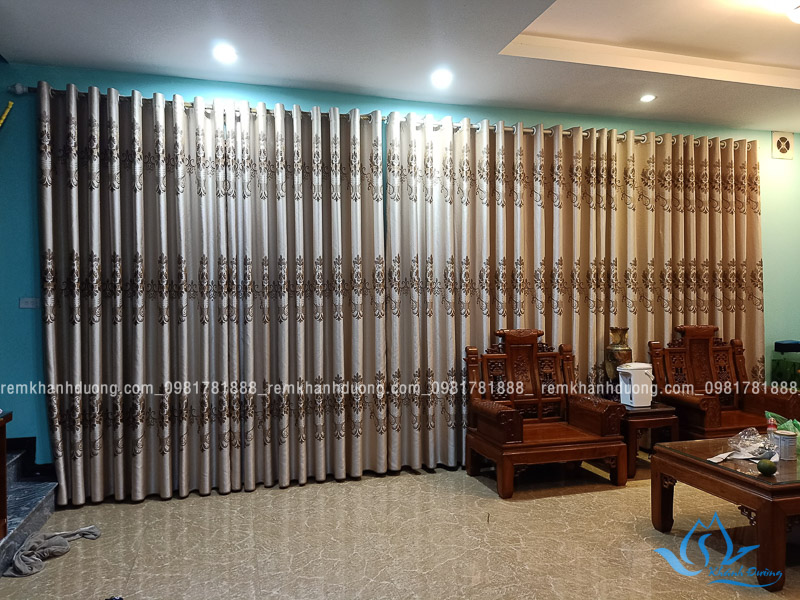 Hé lộ những họa tiết của rèm vải TM41