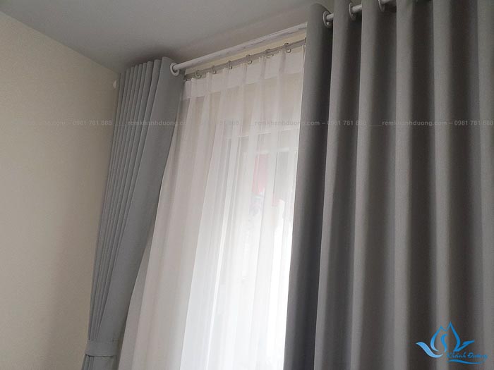 Bật mí tính năng cản sáng của rèm vải hai lớp HH503