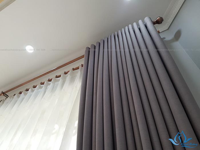 Lắp Đặt Rèm Vải Biệt Thự Ở Đồng Trúc, Thạch Thất