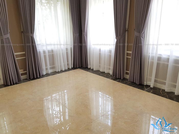 Lắp Đặt Rèm Vải Biệt Thự Ở Đồng Trúc, Thạch Thất