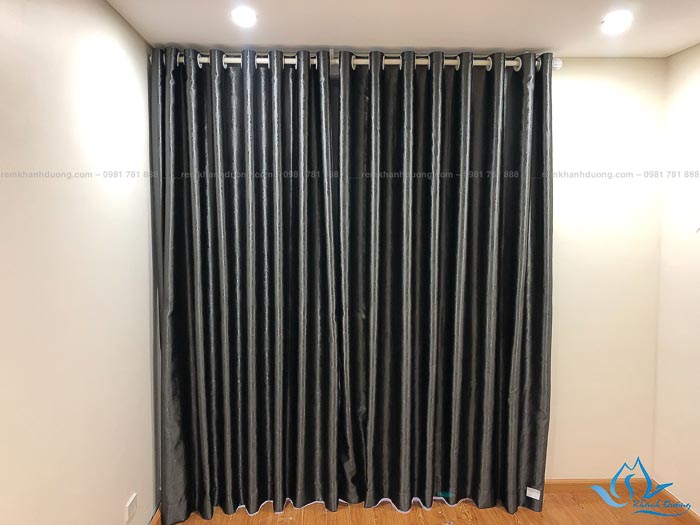 Rèm vải phòng ngủ một màu HH-02 ở Nguyễn Tuân