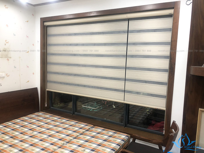 Tư vấn chọn rèm cầu vồng phù hợp với nội thất phòng ngủ tối màu