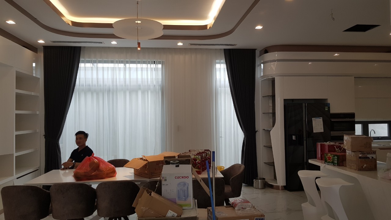 Rèm vải hai lớp sang trọng tại Hà Nội