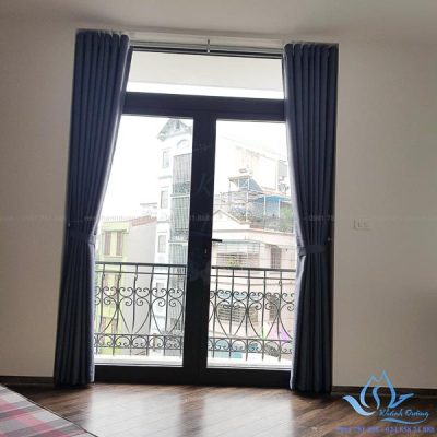 Báo giá mẫu rèm vải một màu phòng ngủ đẹp tại Xuân La,Tây Hồ DIM 34-05