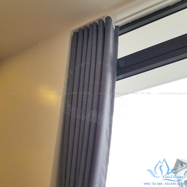 Báo giá mẫu rèm vải một màu phòng ngủ đẹp tại Xuân La,Tây Hồ DIM 34-05