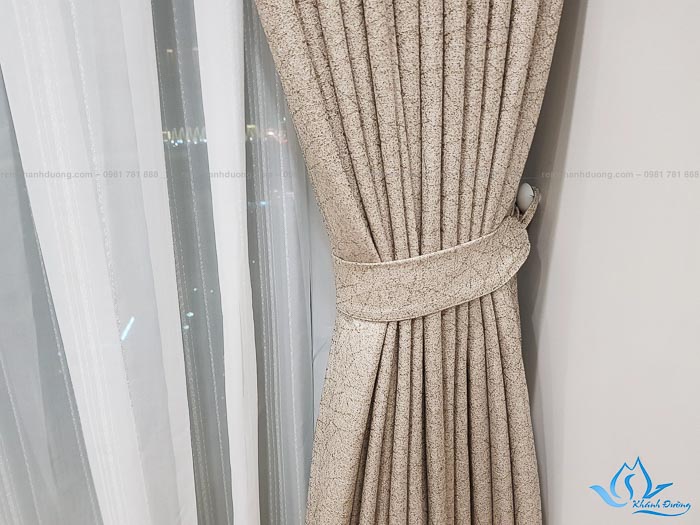 Báo giá rèm vải Hàn Quốc thêu vân nổi đẹp Nguyễn Trãi, Hà Nội HQ 1803