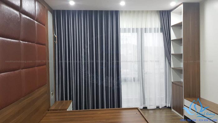 Bật mí về rèm vải hai lớp hiện đại giá rẻ tại Đình Thôn- Hà Nội L18-27