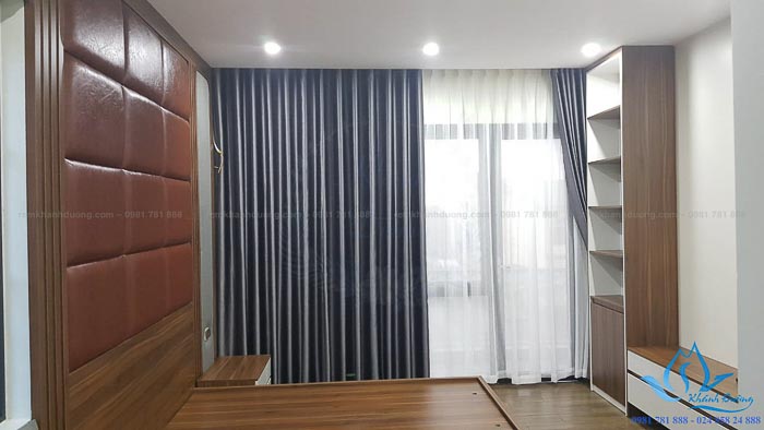 Bật mí về rèm vải hai lớp hiện đại giá rẻ tại Đình Thôn- Hà Nội L18-27
