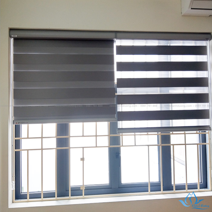 Lắp đặt rèm cầu vồng cho cửa sổ phòng ngủ gia đình