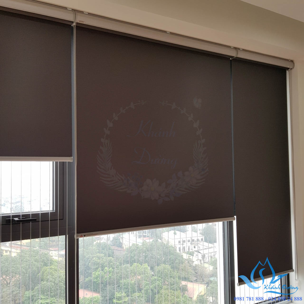 Rèm cuốn trơn đẹp tại Hà Nội