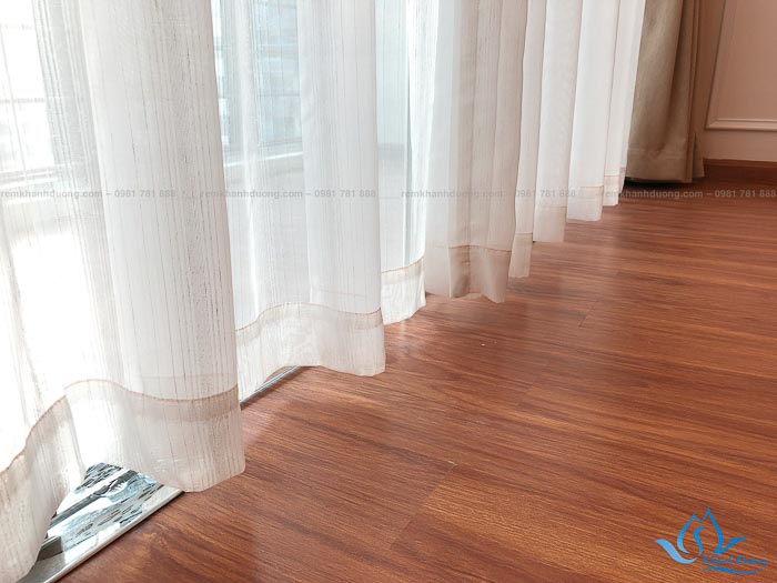 Rèm cửa sổ hai lớp vải thô cao cấp ở Ngụy Như Kon Tum mã TM 60