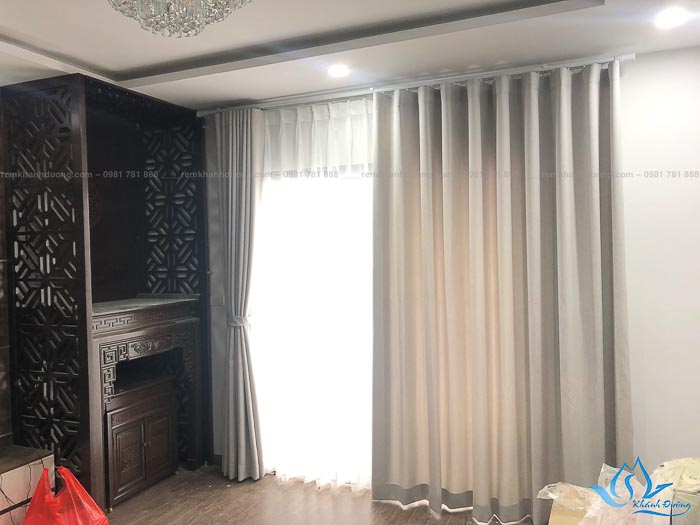 Rèm vải cửa sổ 1 màu MJL 5033 ở Đại Từ, Hoàng Mai