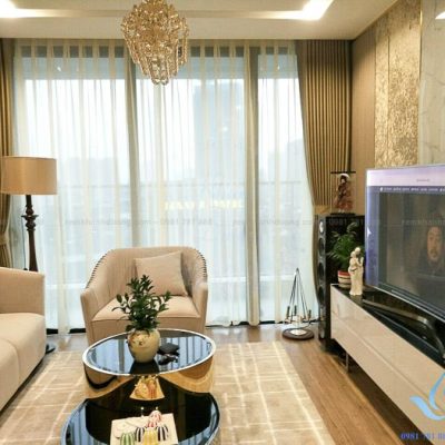 Chọn rèm vải cao cấp sang trọng cho phòng khách tại Liễu Giai TM-75-15