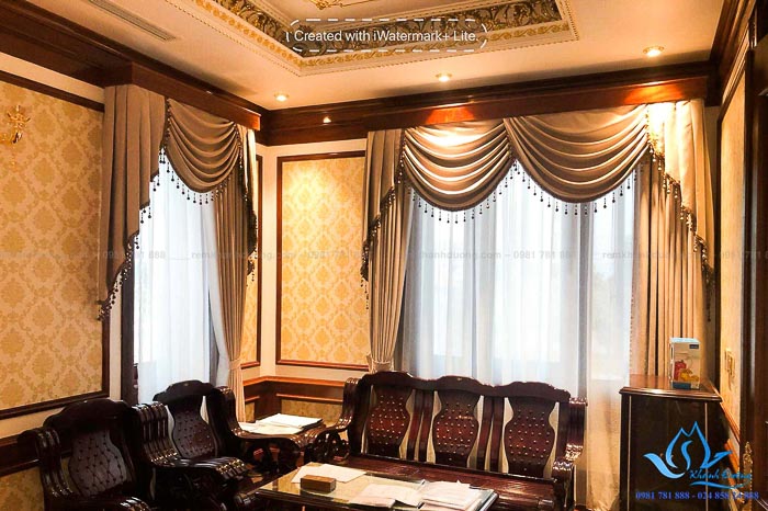 Chọn rèm tân cổ điển thanh lịch cho biệt thự tại KĐT Việt Hưng GP 502