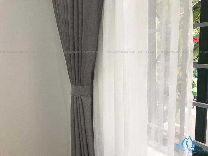 Rèm cửa hai lớp sang trọng PD 10 ở chung cư An Lạc, Nam Từ Liêm