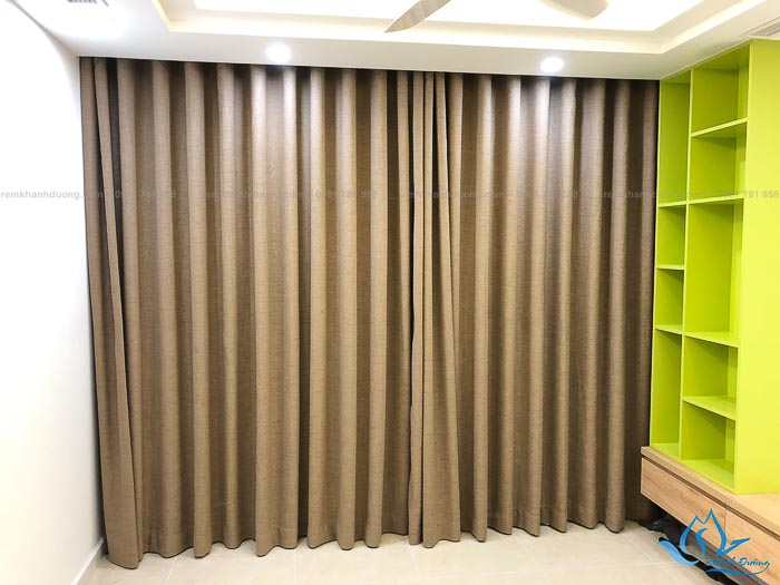 Rèm vải thô cho chung cư D’Capitale Trần Duy Hưng mã GP 485