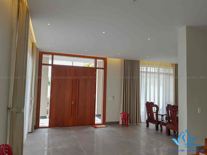 CÔNG TRÌNH RÈM VẢI HAI LỚP TẠI NHÀ ANH HÒA Ở BỈM SƠN TỈNH THANH HÓA