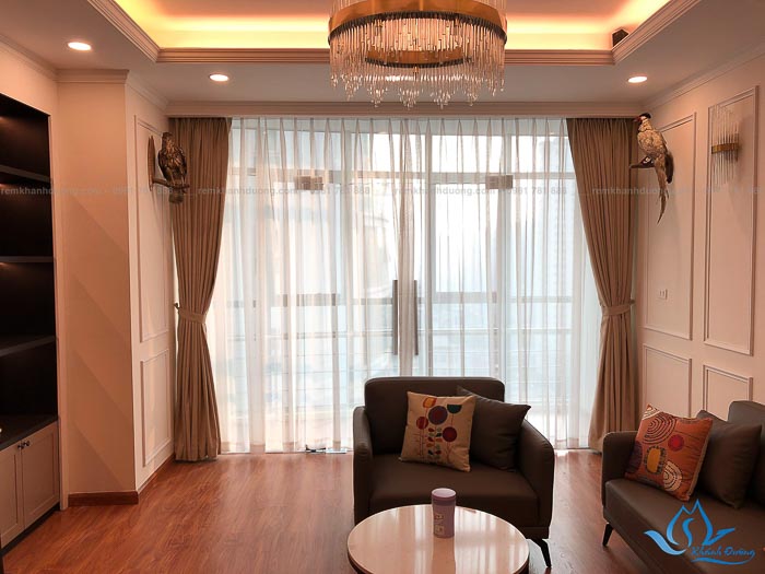 Công trình rèm vải hai lớp và mành ngang ở Ngụy Như Kon Tum