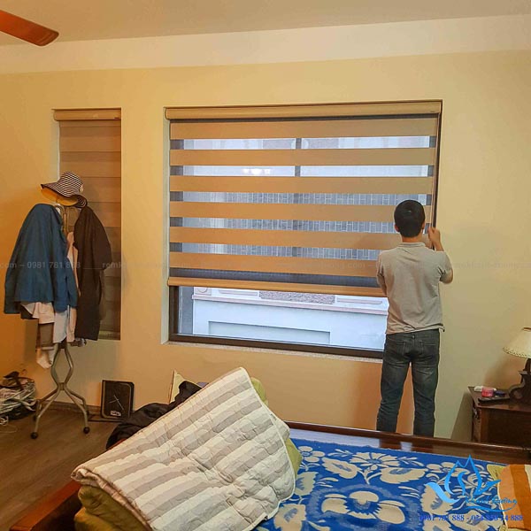 CÔNG TRÌNH THI CÔNG RÈM NHÀ CHỊ HUYỀN Ở THỤY KHÊ