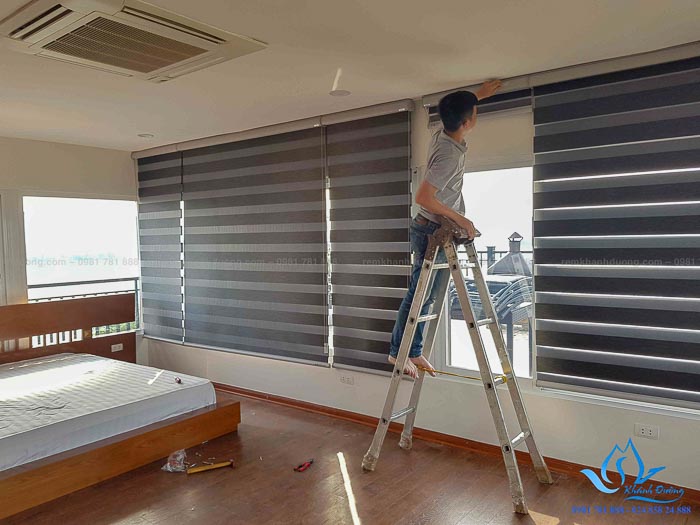 CÔNG TRÌNH THỰC TẾ RÈM CẦU VỒNG NHÀ CHỊ THỦY Ở QUẢNG AN TÂY HỒ
