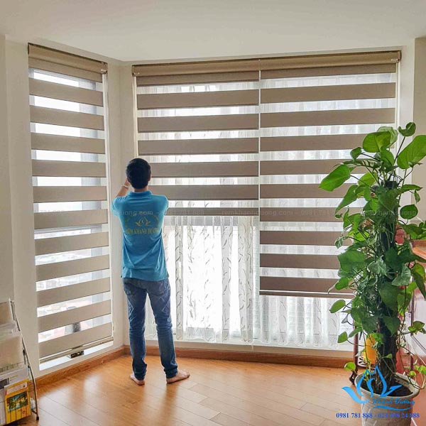 CÔNG TRÌNH THỰC TẾ RÈM CẦU VỒNG NHÀ CÔ HƯƠNG TẠI YÊN HÒA