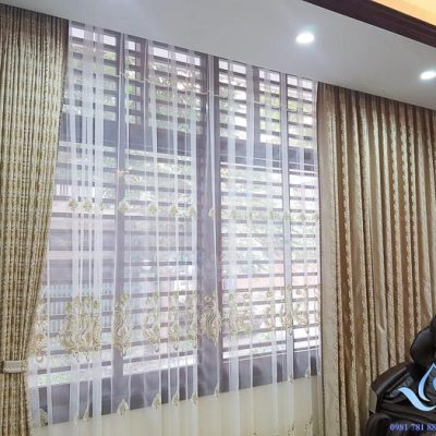 Giới thiệu mẫu rèm tân cổ điển họa tiết cao cấp Mỹ Đình, Hà Nội 8739