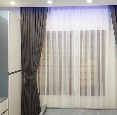 Giới thiệu mẫu rèm vải hai lớp chống nắng tại Lò Đúc, Hà Nội TM-69-14