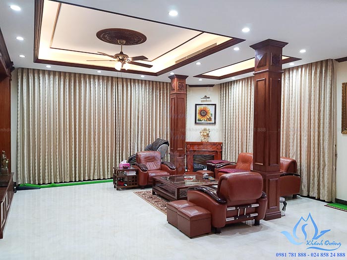 Giới thiệu mẫu rèm tân cổ điển họa tiết cao cấp Mỹ Đình, Hà Nội 8739