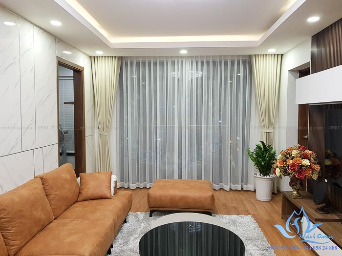 Giới thiệu mẫu rèm vải hai lớp sang trọng nhất Láng Hạ, Hà Nội GA 52